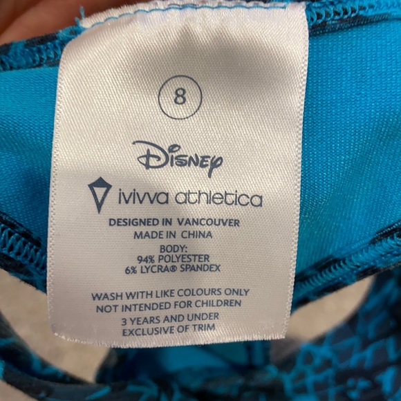 Ivivva Disney Shake It Up Teal Racerback Tank Top - Picture 5 of 5